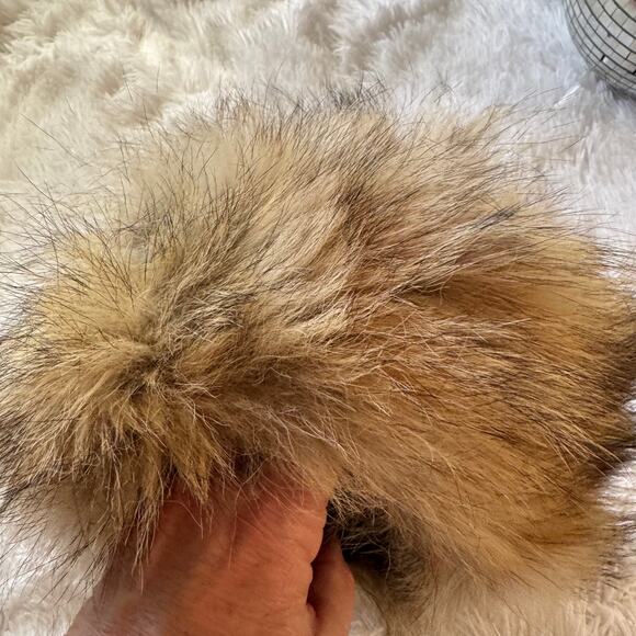 Vintage 1960s Soviet Era Russian Fox Fur Papakha Hat Small - Picture 4 of 9